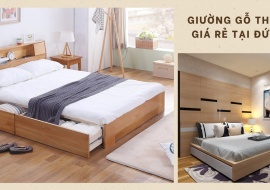 Tận hưởng giấc ngủ sâu với nội thất giường gỗ giá rẻ Bình Dương 